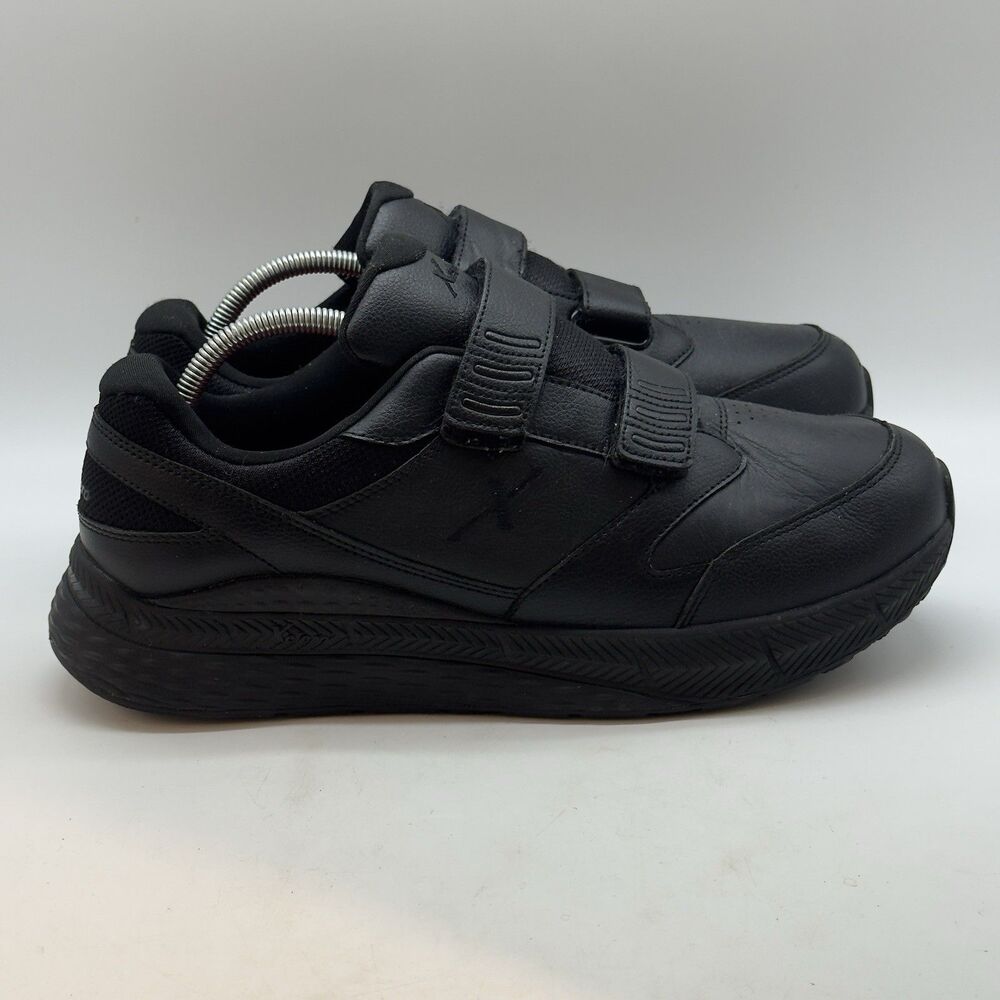 Xelero Steadfast Walker Men 11.5 6E Wide Black Leather Hook & Loop Strap X58130